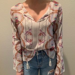 Cleobella boho printed shirt